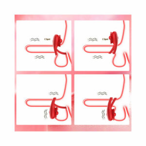 Dvojni vibracijski obroček z app Rose Shackle