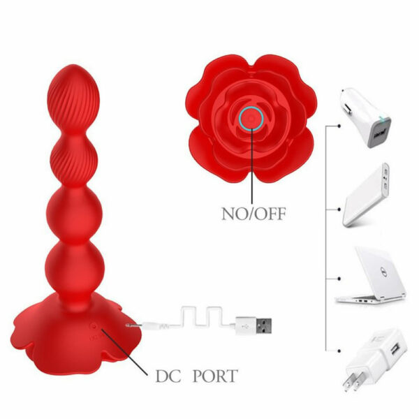 Lolita-erotic-shop-Rotating-beads-remote-control-Rose-3 Rotacijske analne kroglice Rose