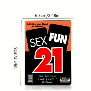 Igra s kartami Sexy Fun 21 card game kit