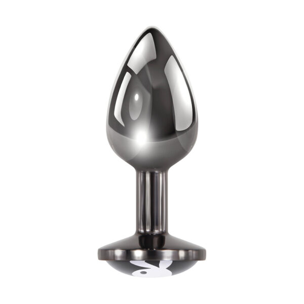 Playbo-Tux-small-metal-butt-plug-2 Kovinski analni čep Playboy Tux mali