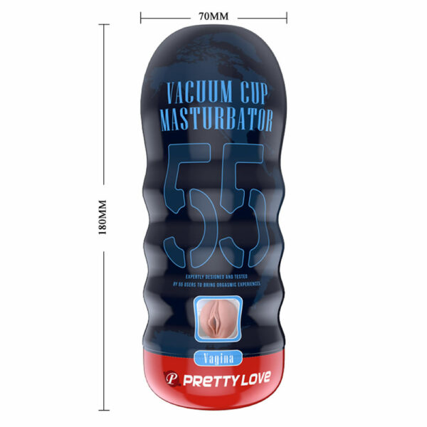 Prettylove Vacuum cup masturbator dimenzije