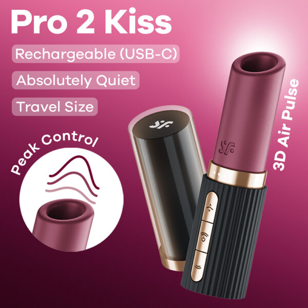 Lastnosti Satisfyer Pro 2 Kiss