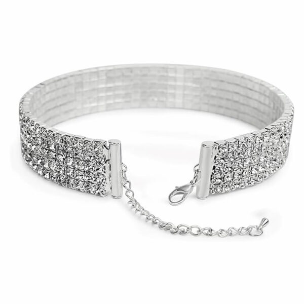 Lolita-erotic-shop-Choker-z-diamantki-2 Choker - Ovratnica z diamantki