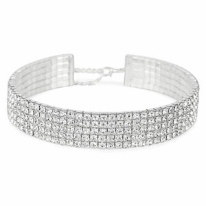 Choker - Ovratnica z diamantki