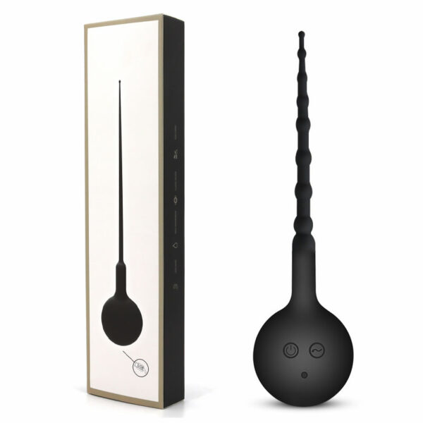 Vibracijski penis plug s kroglicami