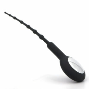 Vibracijski penis plug s kroglicami