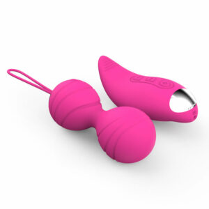 Vibrirajoče kroglice in vibrator za telo Christy