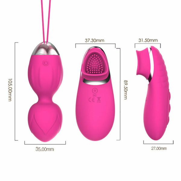 Lolita-erotic-shop-Vibracijske-kroglice-in-lay-on-vibrator-daljinec-Akili-2 Vibracijske kroglice z lay on vibratorjem Akili