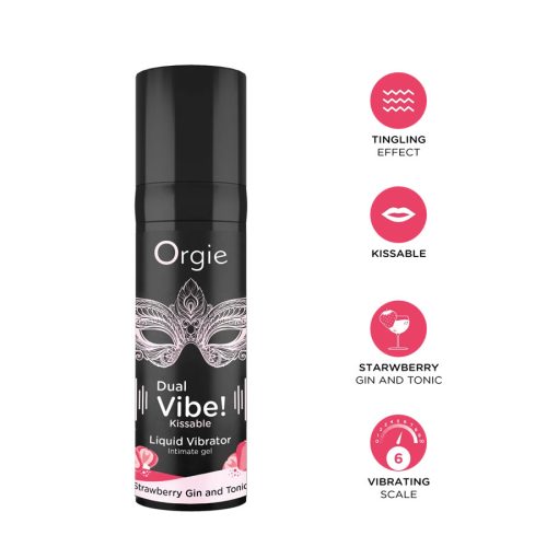 Orgie Dual Vibe! Strawberry gin and tonic