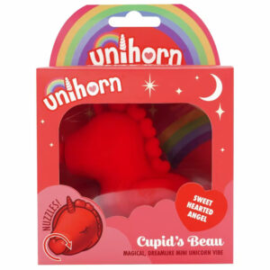 Unihorn Cupids Beau lay on vibrator