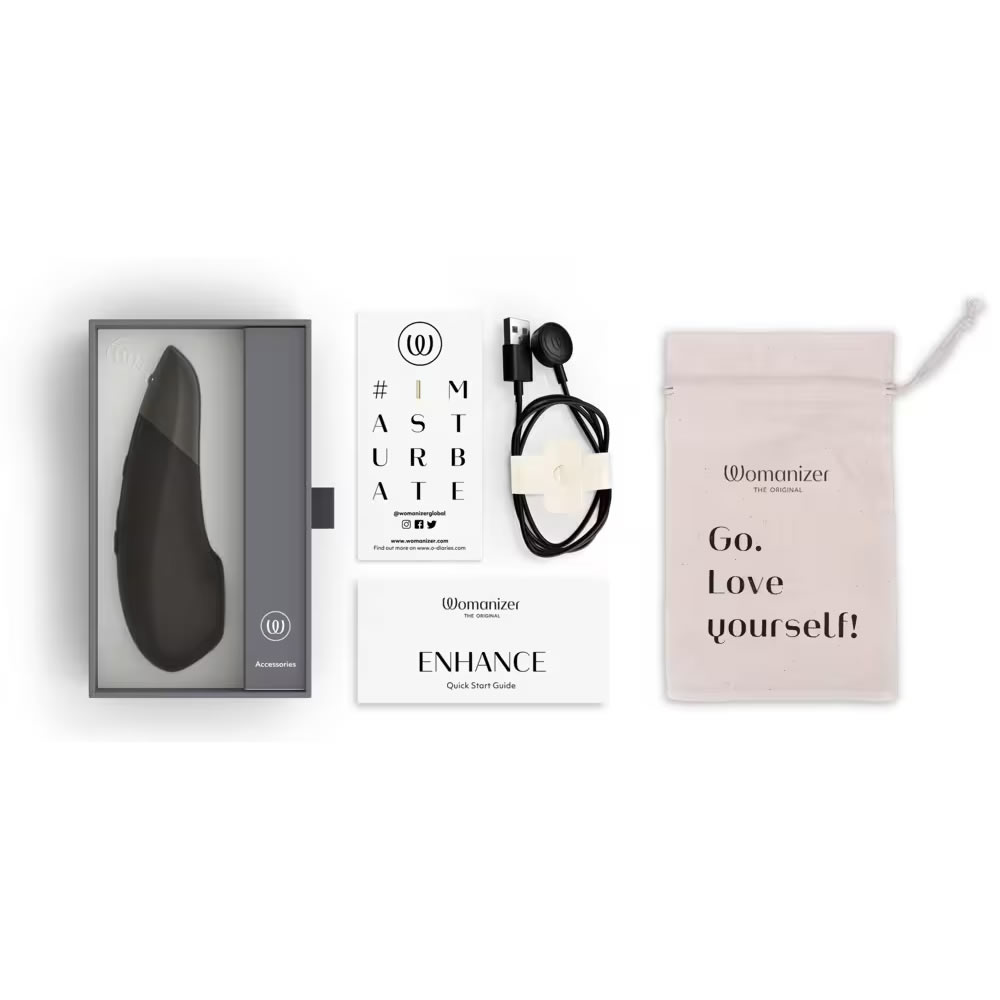 Lolita-erotic-shop-Womanizer-Enhance-black-10 What is in the box Enhance black