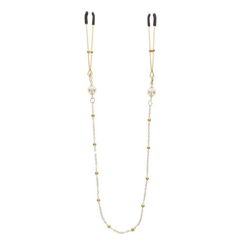 Sponki za bradavice Tweezers Deluxe Pearl & Chain