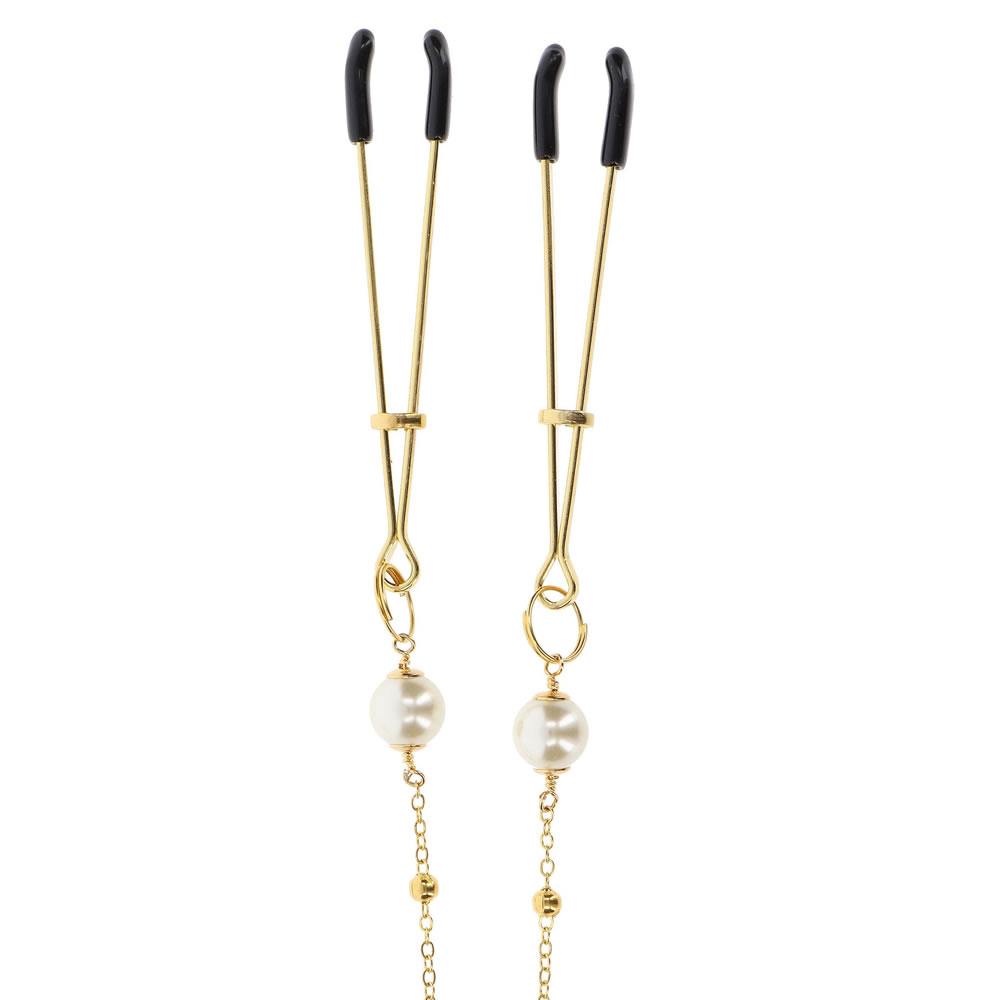 Lolita-Erotic-shop-Sponki-za-bradavice-Tweezers-Deluxe-Pearl-and-Chain-4 Sponki za bradavice Tweezers Deluxe Pearl & Chain