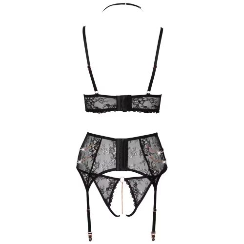 Lolita-erotic-shop-Abierta-Fina-cipkast-komplet-perila-z-razporki-in-verizico-4 Ženski čipkast komplet z razporki Abierta Fina