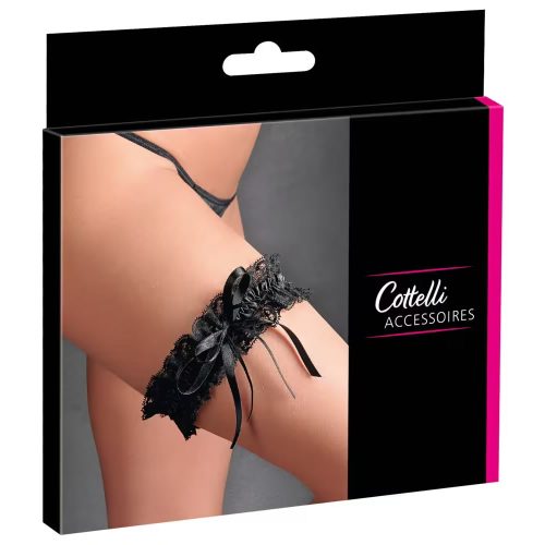 Lolita-erotic-shop-Cottelli-accessories-podvezica-crna-4 Podvezica Cottelli Accessoires črna