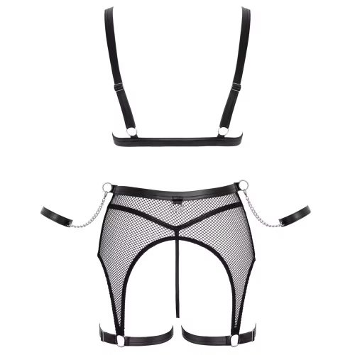 Mrežast komplet ženskega perila Cottelli Bondage