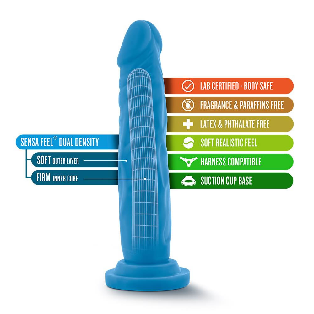 Neo-Dual-density-cock-neon-blue-4 Dildo Neo Dual Density 7