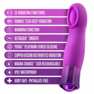 Vibrator Charm Amethyst Oh my gem