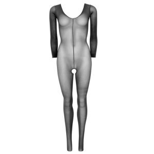 Prosojen catsuit z dolgimi rokavi (8297) Leg Avenue