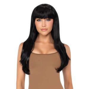 Lasulja Bangin črni dolgi lasje Leg Avenue