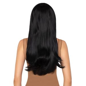 Lasulja Bangin črni dolgi lasje Leg Avenue