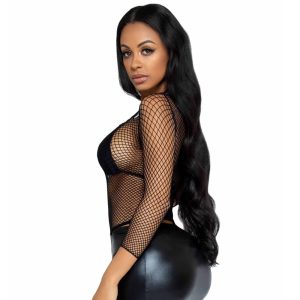 Leg-Avenue-mrezasta-majica-crna-8278-2 Mrežasta majica z dolgimi rokavi 8278 Leg Avenue