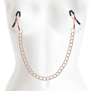 Sponke za bradavice z verižico DC2 rose gold