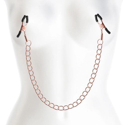 Sponke za bradavice z verižico DC2 rose gold