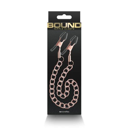 Sponke za bradavice z verižico DC2 rose gold