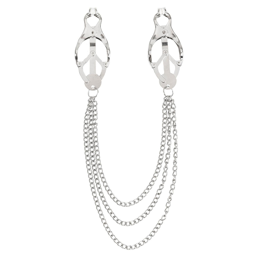 Lolita-erotic-shop-Virgite-nipple-clamps-with-triple-chain-870389-2 Sponke za bradavice s trojno verižico Virgite