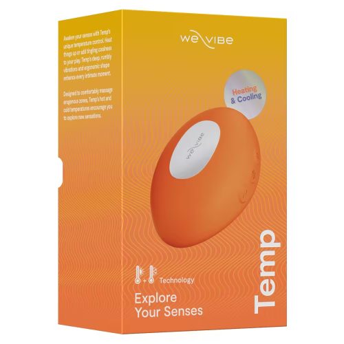 We-Vibe Temp Lay-on vibrator oranžen