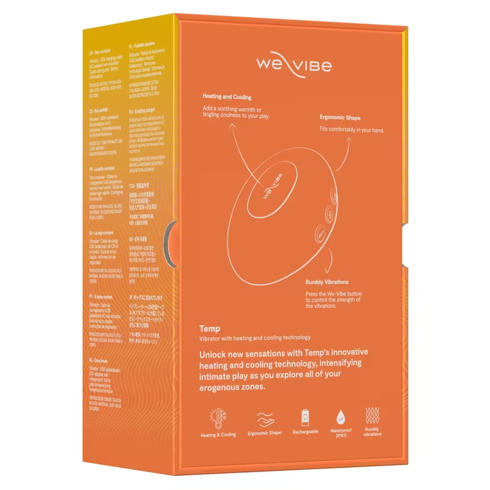 We-Vibe-Temp-vibrator-orange-6 Temp Oranžen - zadnja stran embalaže