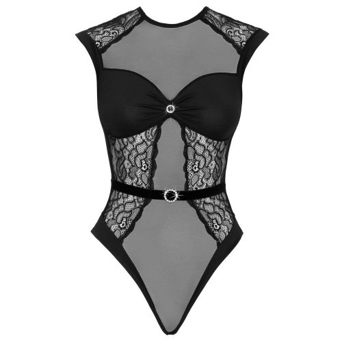 Bodi z diamantno broško Cottelli Lingerie
