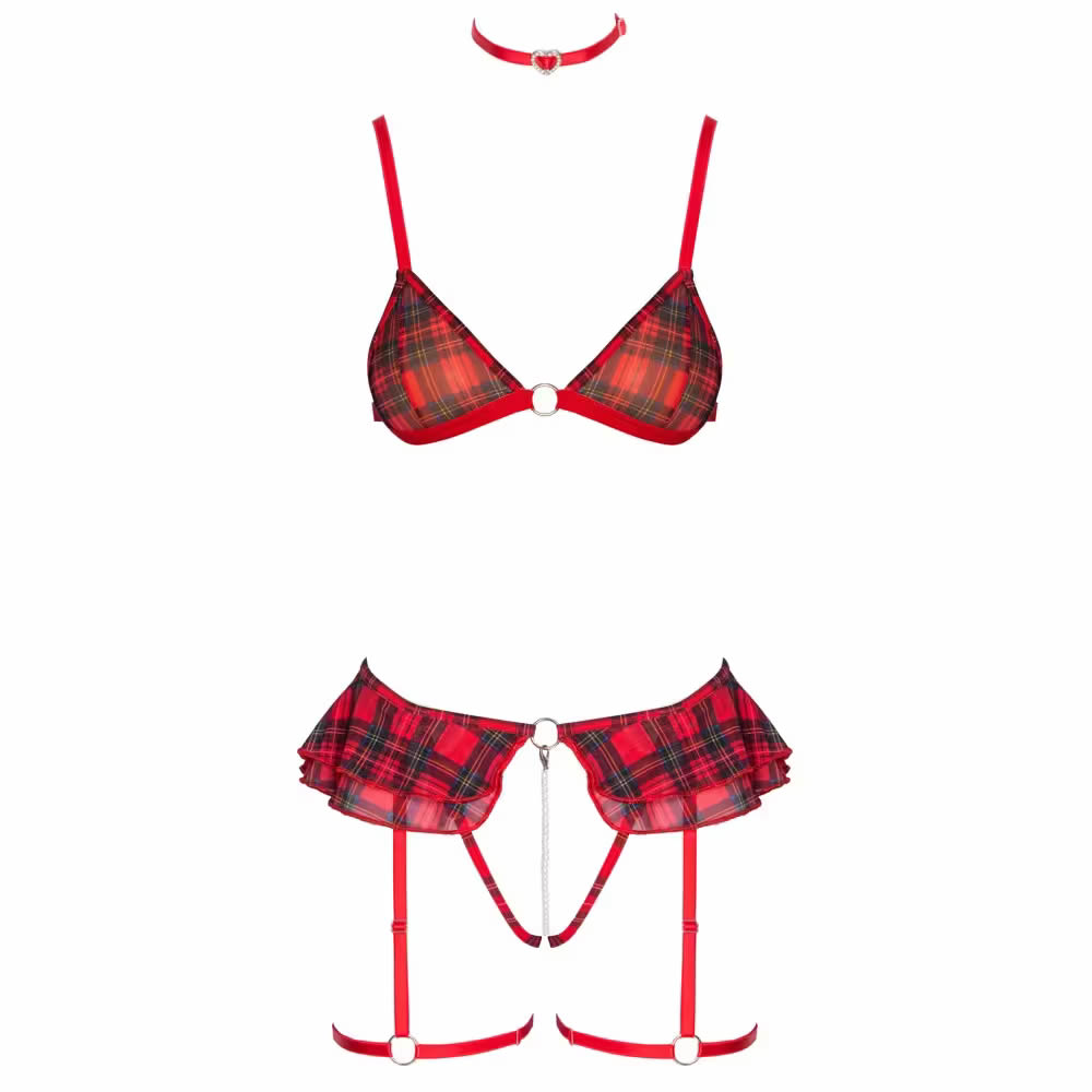Lolita-LifeStyle-Cottelli-Costumes-schoolgirl-bikini-open-set-4 Odprt set v slogu šolske uniforme Cottelli Costumes
