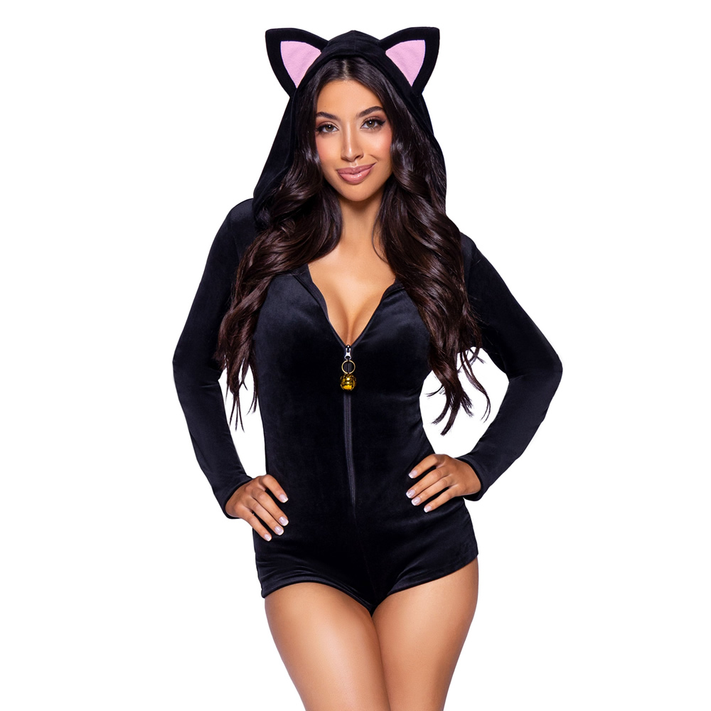 Lolita-erotic-shop-Leg-Avenue-black-velvet-Kitty-Cat-romper-1 Kostum za mačko Kitty Cat Leg Avenue
