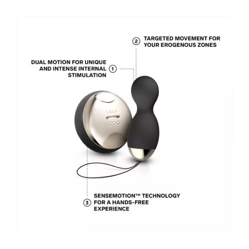 Lelo Hula Beads črn vibrator z daljincem