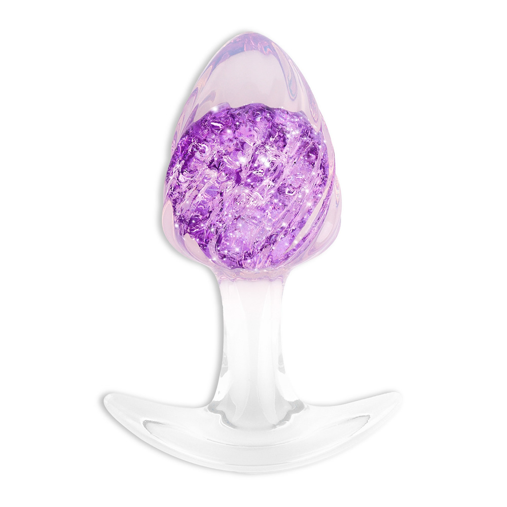 Lolita-erotic-shop-ToyJoy-Anal-Play-Crystal-butt-plug-medium-purple-1 ToyJoy Crystal butt plug vijoličen
