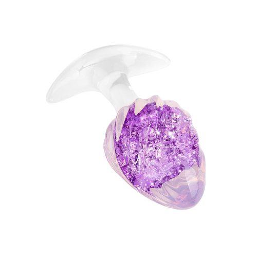 ToyJoy Crystal butt plug vijoličen