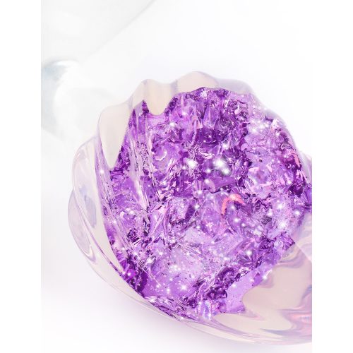 ToyJoy Crystal butt plug vijoličen