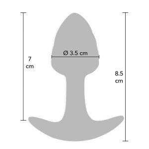 ToyJoy Crystal butt plug roza