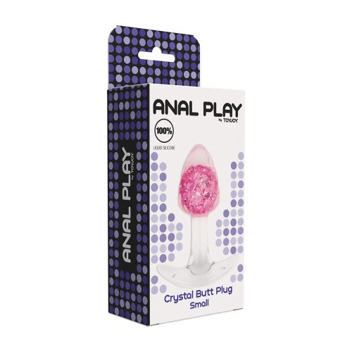 Lolita-erotic-shop-ToyJoy-Anal-Play-Crystal-butt-plug-small-pink-5 Embalaža Crystal butt plug roza