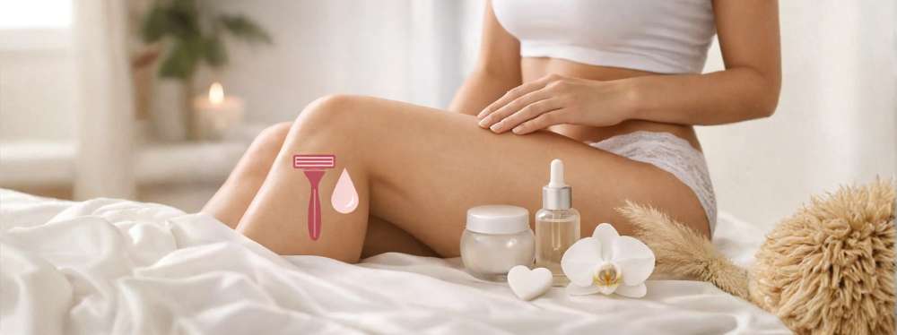 Intimna nega po britju brez draženja