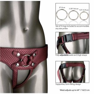 Strap-on pas The Regal Empress rdeč