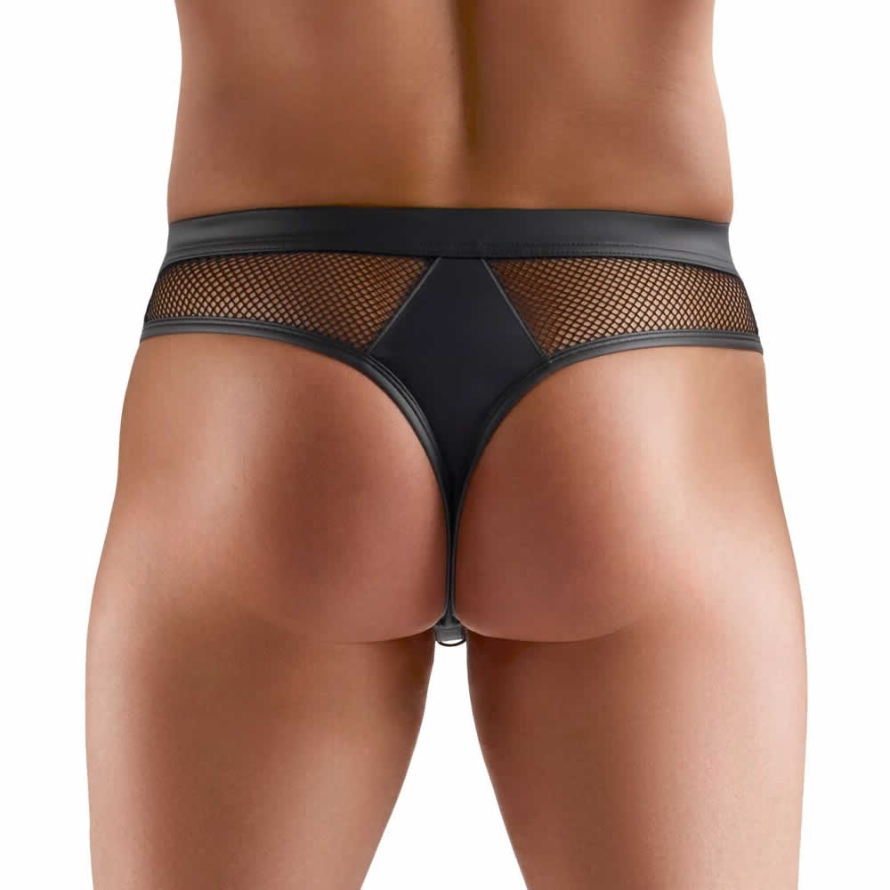 Lolita-Lifestyle-moske-tanga-hlacke-s-kovinskimi-obrocki-svenjoyment-2111799-3 Moške tanga hlačke iz mreže Svenjoyment