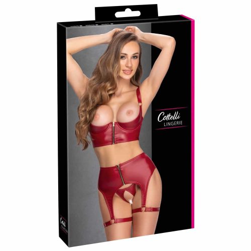 Ženski komplet perila iz Wetlooka Cottelli Collection rdeč