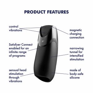 Lastnosti Satisfyer Men Vibration+ Connect App