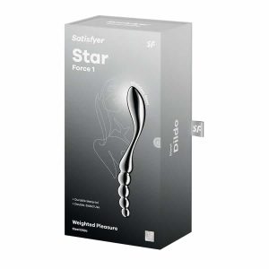 Kovinski dildo, odličen za senzorično igro s temperaturnimi razlikami.