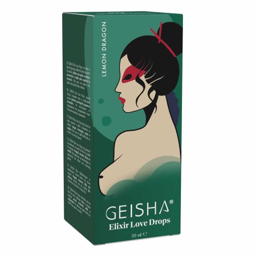 Geisha Elixir Love Drops 50 ml Lemon Dragon embalaža
