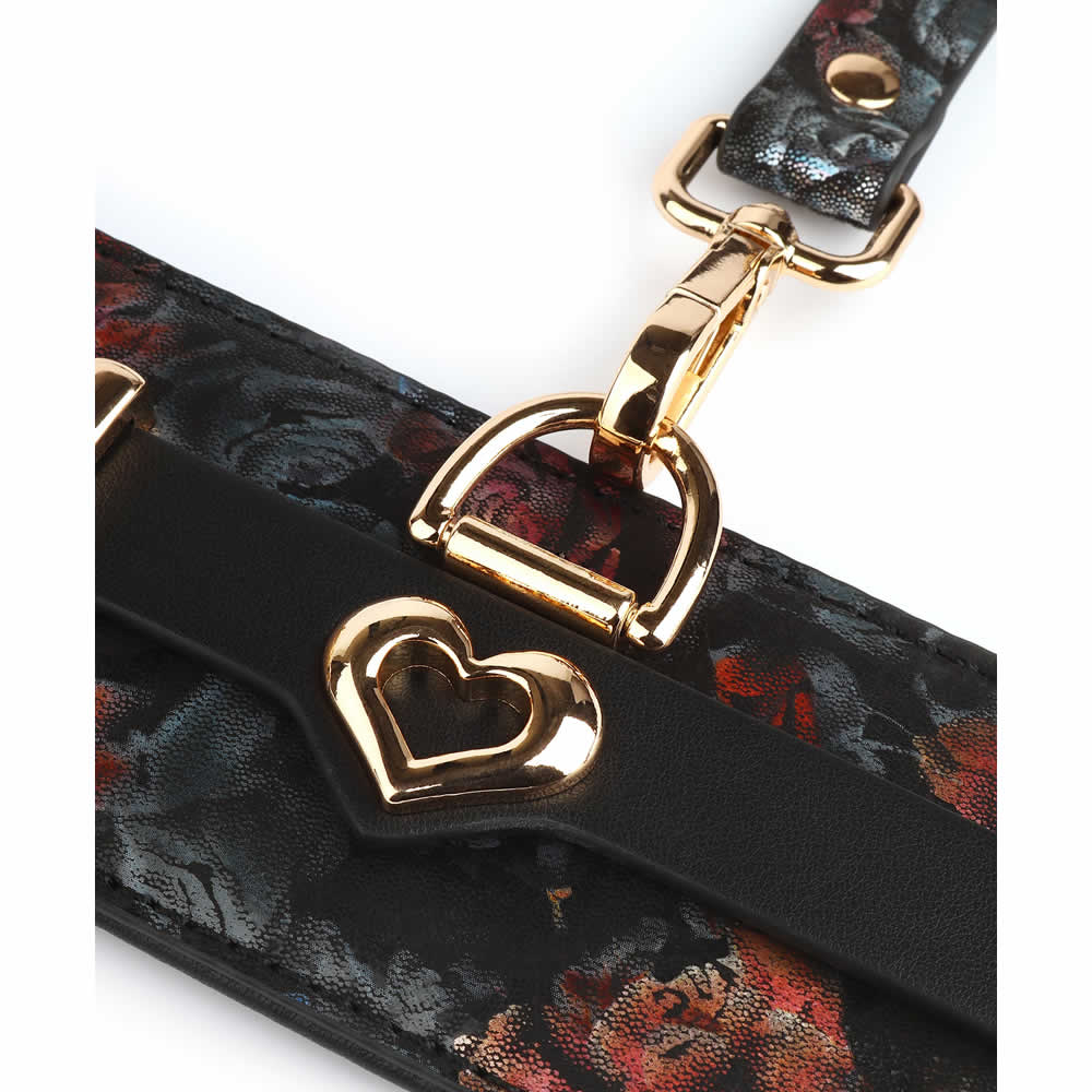 Lolita-LifeStyle-Geisha-Jacquard-Ankle-Cuffs-3 Geisha Jacquard lisice za gležnje - detajl