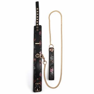 Geisha Jacquard Choker s povodcem